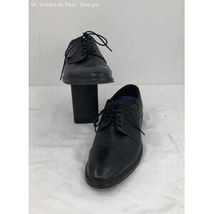 Vince Camuto Ferdie DerbyBlack Solid Dress Shoe Men's Size 11
